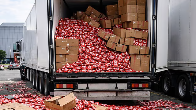 KitKat nolaupīšana: zagļi burtiski „paņem pauzi" ar 12 tonnām šokolādes batoniņu